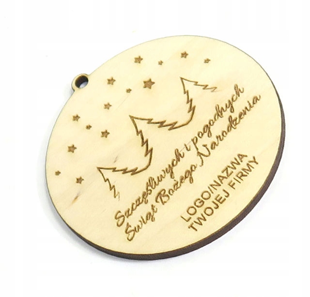 EKO BOMBKA KARTKA FIRMOWA LOGO NAZWA ŚWIĘTA MC11 Marka bez marki