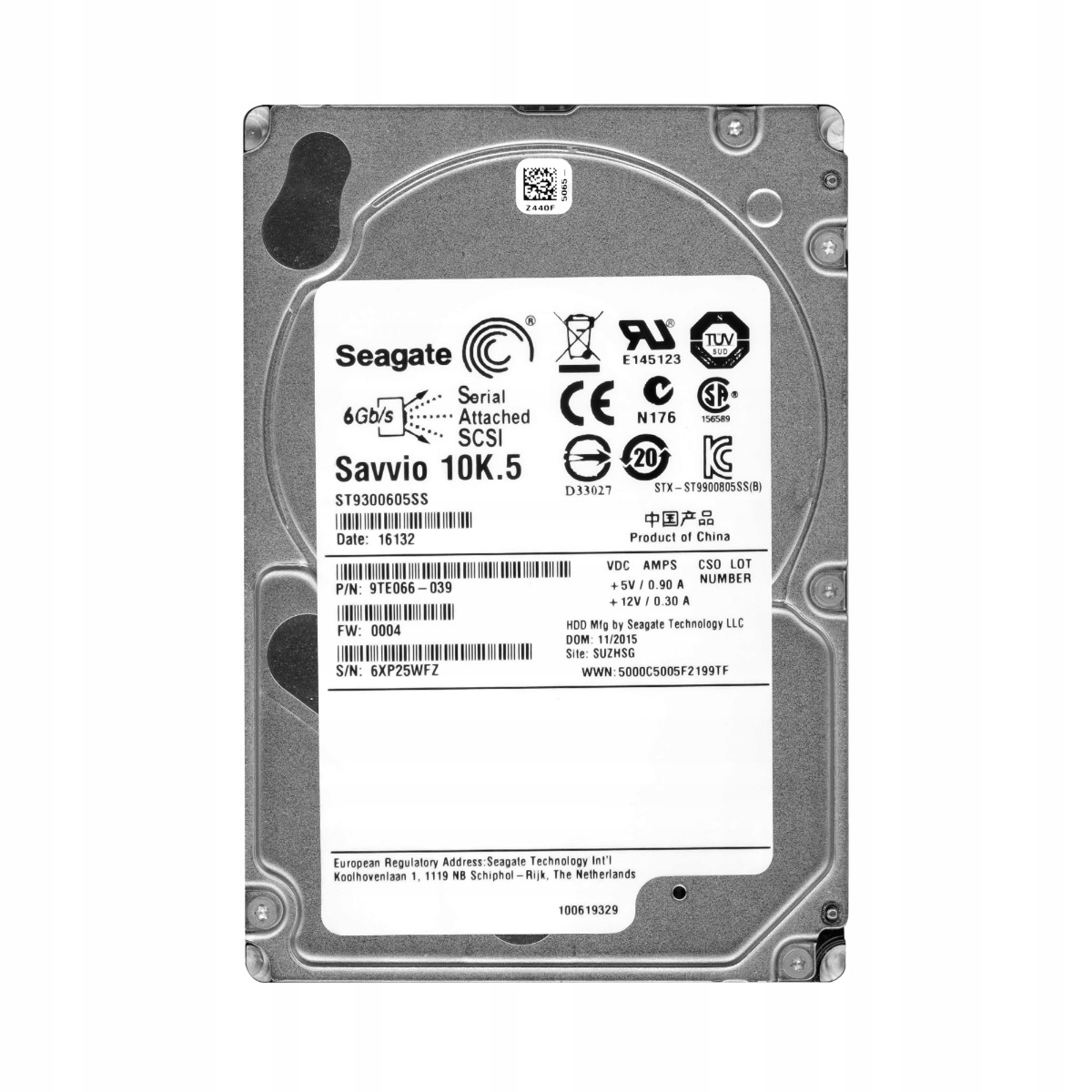 Seagate Savvio 10K,5 300GB 10K 64MB SAS-2 2,5'' ST9300605SS