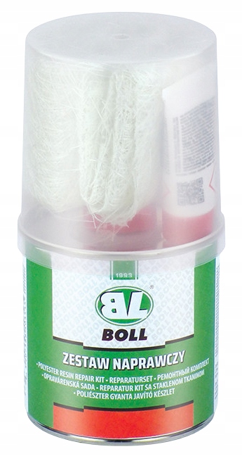 BOLL ZESTAW NAPRAWCZY ŻYWICA EPOKSYDOWA MATA SZKLANA REPAIR KIT 80°C 250g