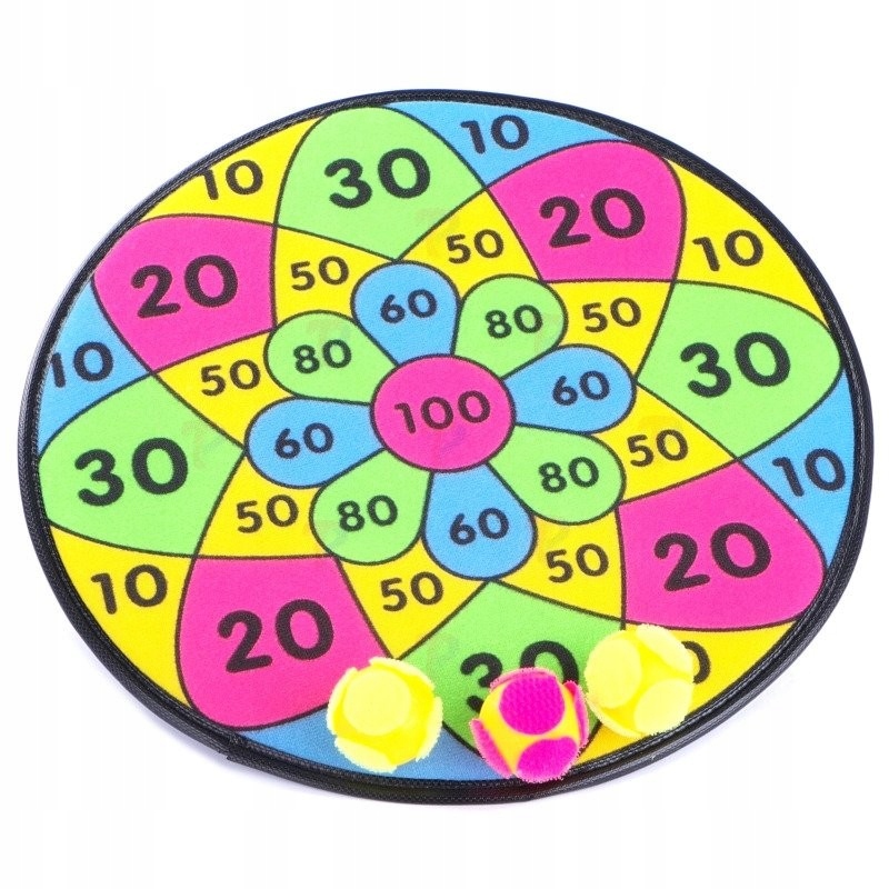 DART GRA NA RZEPY BEZPIECZNE RZUTKI + 3 PIŁKI Marka CZAKO