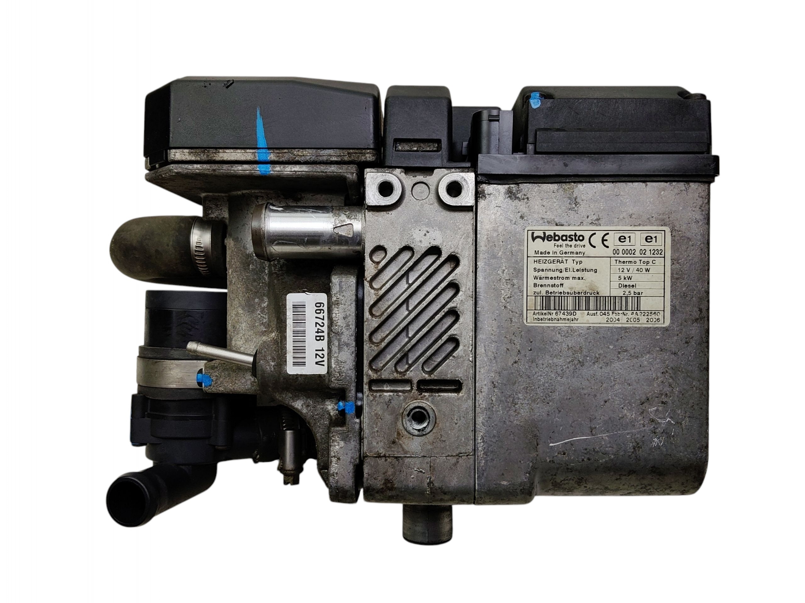 WEBASTO webasto THERMO TOP Z/C 12V 40 W 5kW 6900120