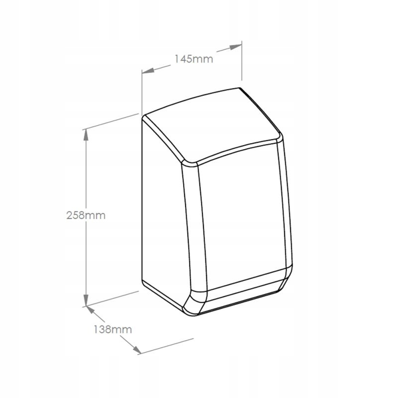 MERIDA SUSZARKA ELEKTRYCZNA DO RĄK BIAŁA EAN (GTIN) 5908248104359