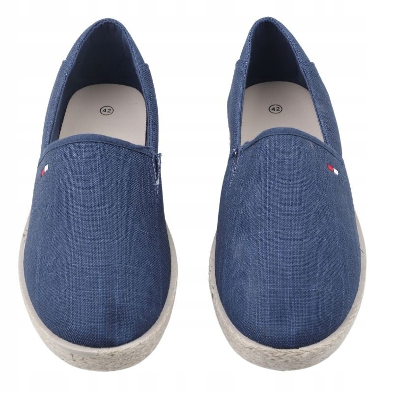 ESPADRYLE MĘSKIE TENISÓWKI TRAMPKI WSUWANE PŁASKIE Oryginalne opakowanie producenta pudełko