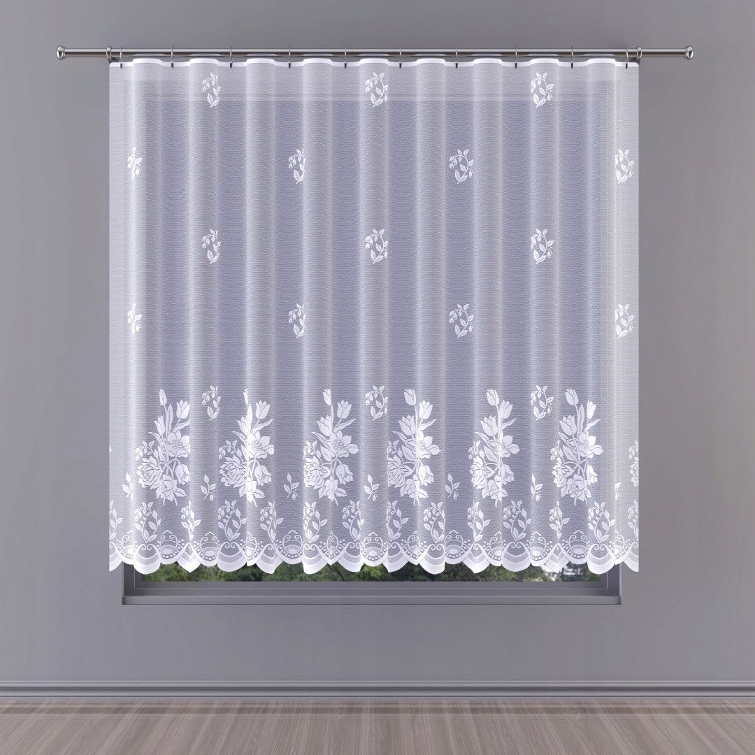 Mg Záclona 623/935 Bílá 290x180 cm Hotová S Páskou K