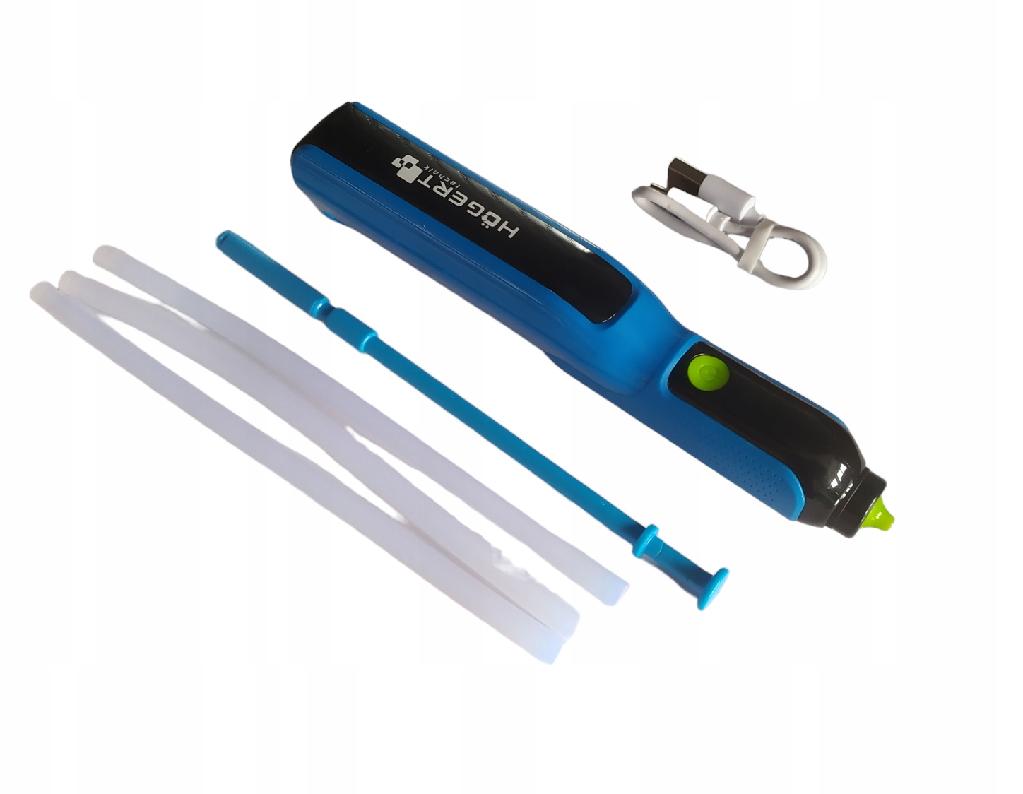 Pistolet do kleju na gorąco bezprzewodowy 7 mm 2 Ah 4V USB-C 155°C Hogert