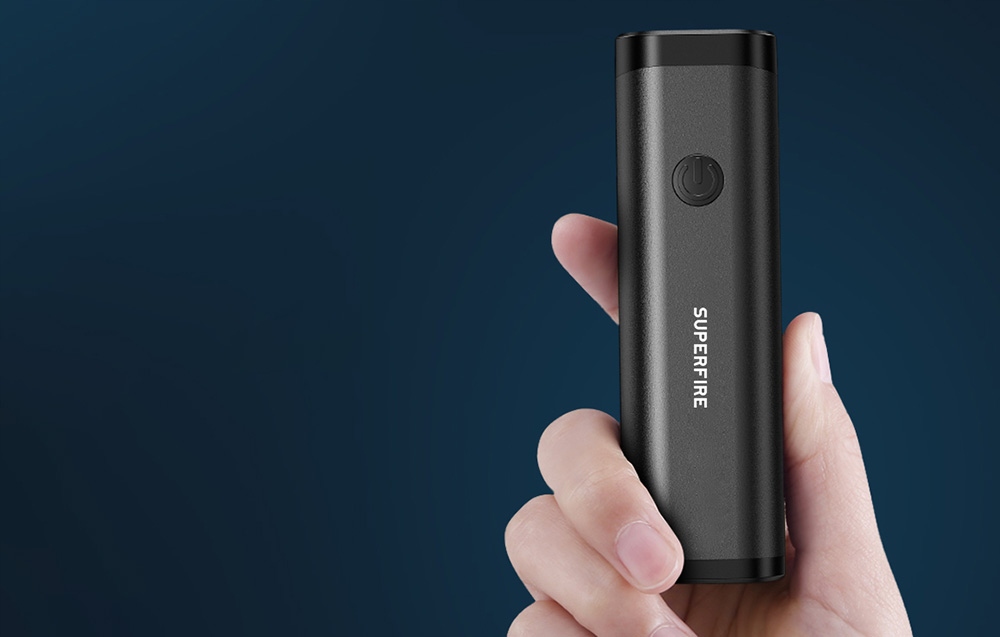 SUPERFIRE WYTRZYMAŁA AKUMULATOROWA LATARKA LAMPKA ROWEROWA WODOODPORNA USB Model BL11