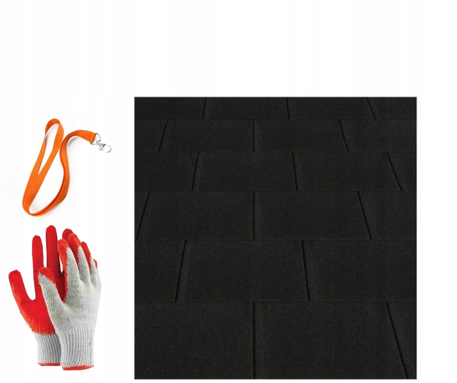 Gont PROSTOKĄT bitumiczny GRAFIT 3,2m2 PLUS GRATIS