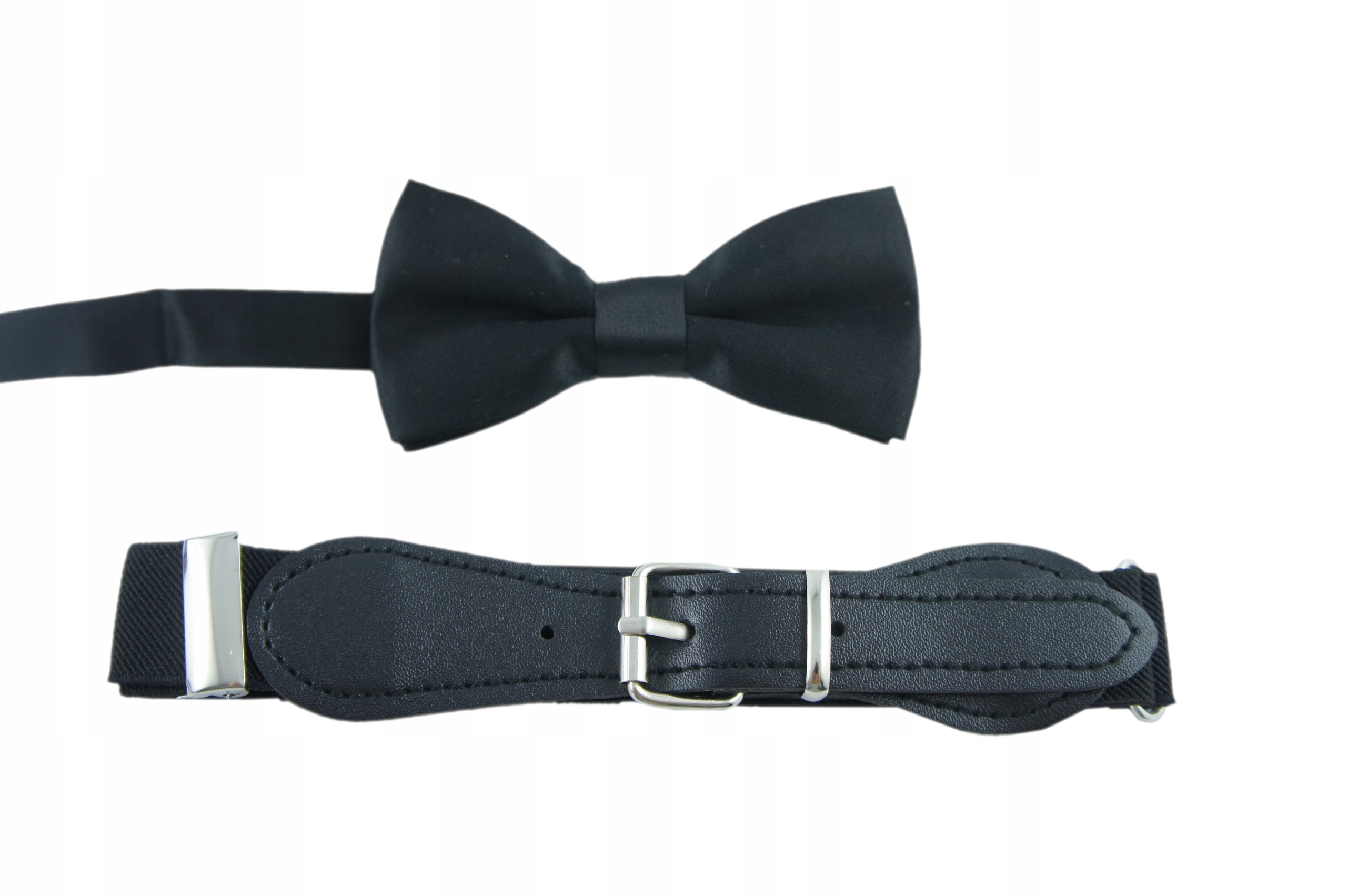 Czarny Pasek do spodni dla dziecka r. UNIWER regulowany Marka Inna marka