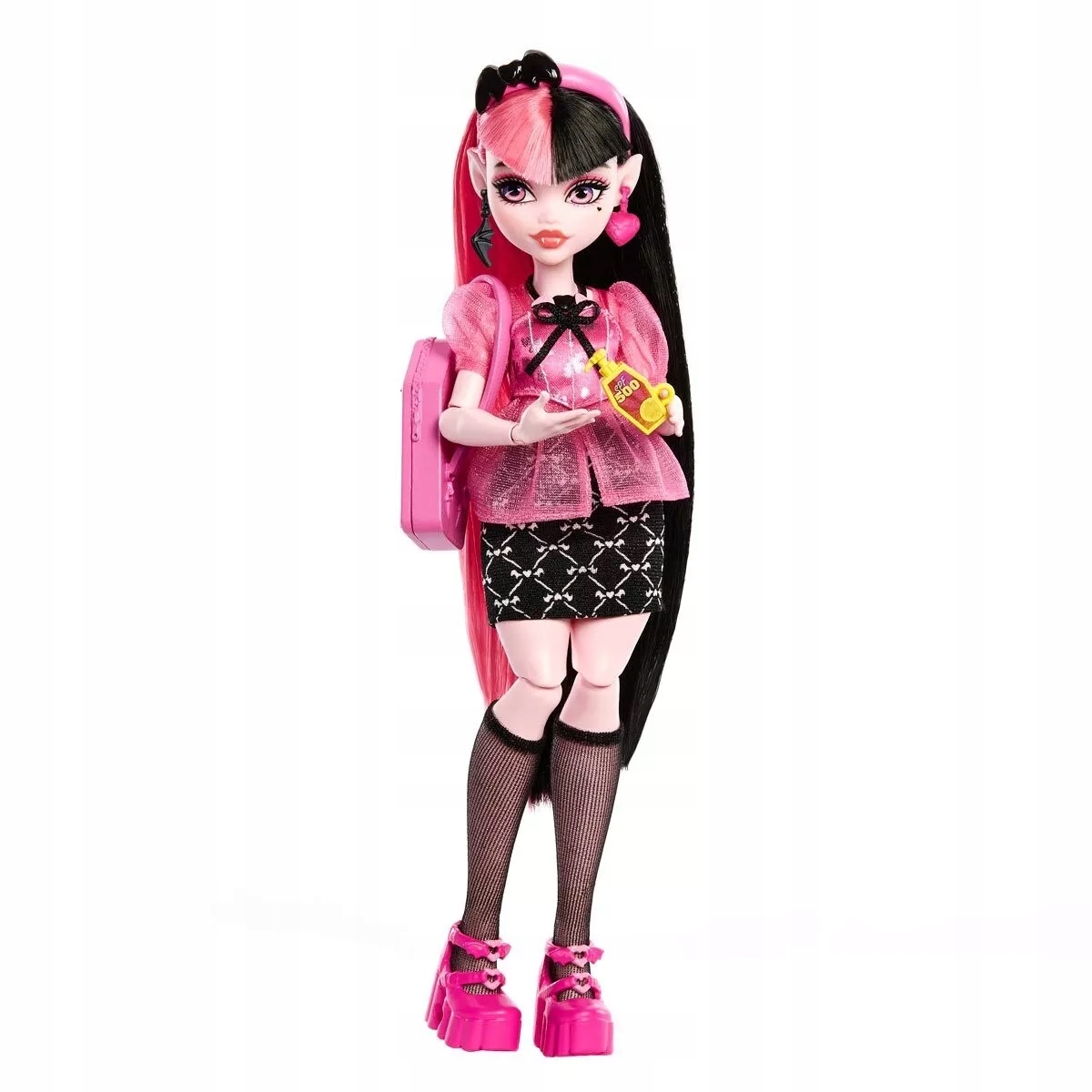 LALKA MONSTER HIGH DRACULAURA DAY OUT lalka +akcesoria HKY71 Marka Mattel