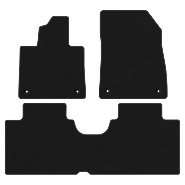 Smart #3 Elektryk od 2024 dywaniki welurowe LUX