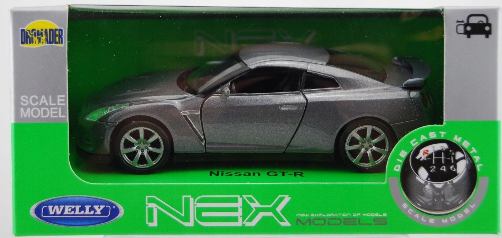 WELLY NISSAN GT-R 1:34 METALOWY NOWY MODEL Kod producenta 000000951