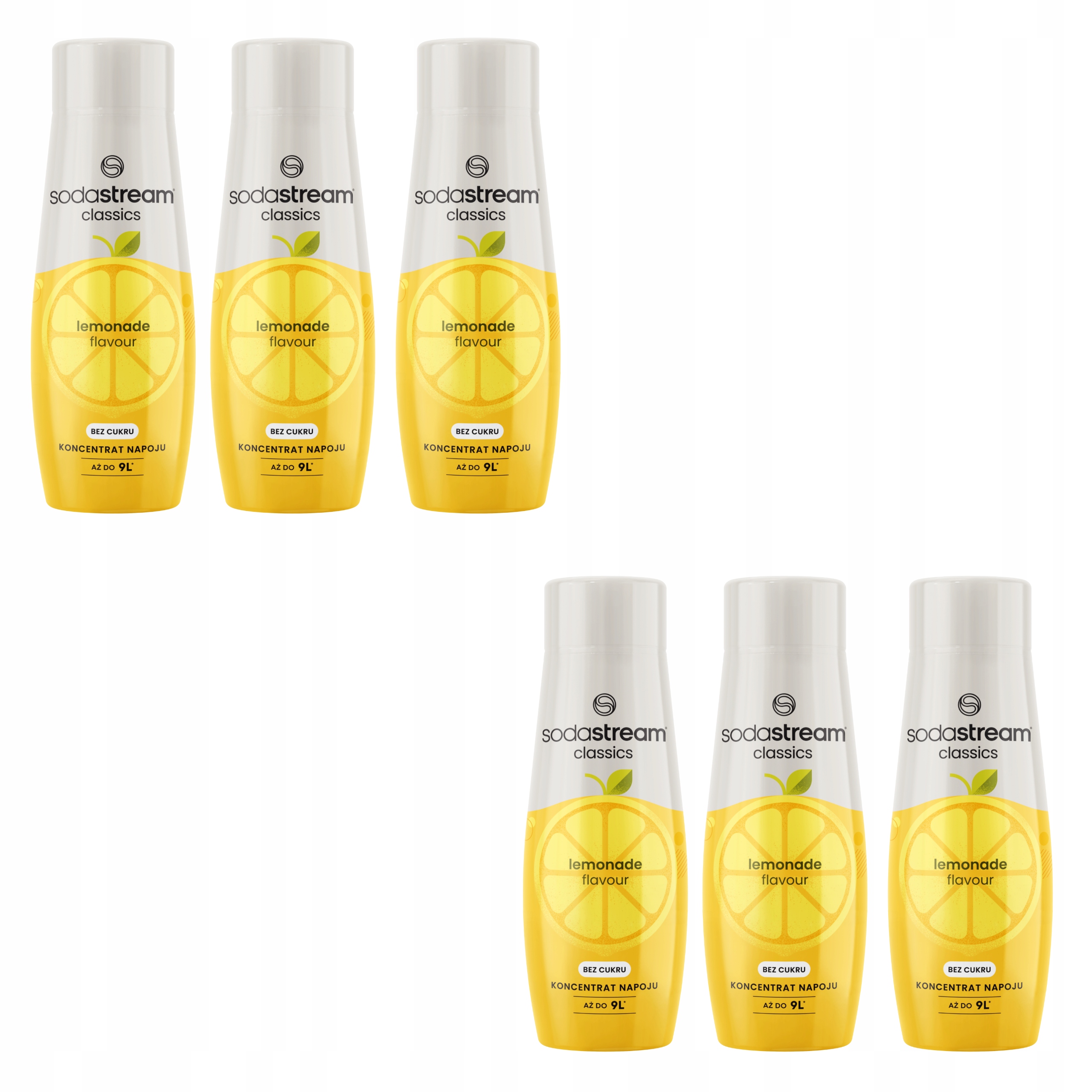 6 x Sodastream Limonáda Zero koncentrát sirup Citron do saturátoru 440 ml