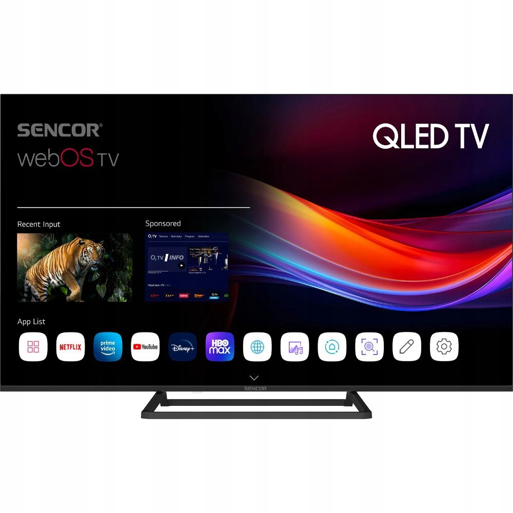 Qled Smart webOS televize Sencor Sle 43QF860B 43" Tv
