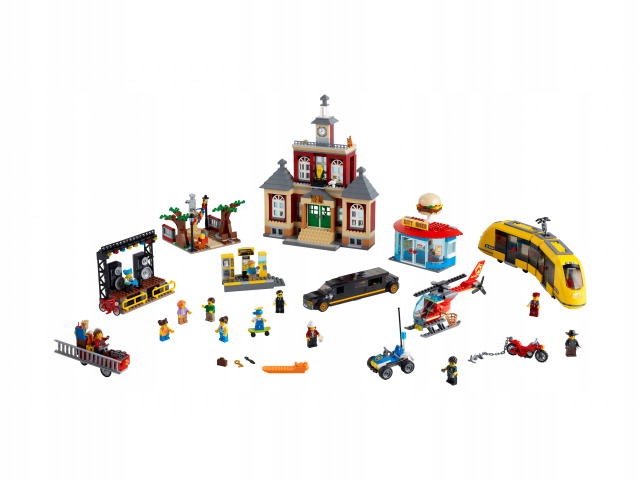 ちょこたん PR ws Amazon.co.jp: LEGO City Main Square 60271 Set, Cool Building Toy