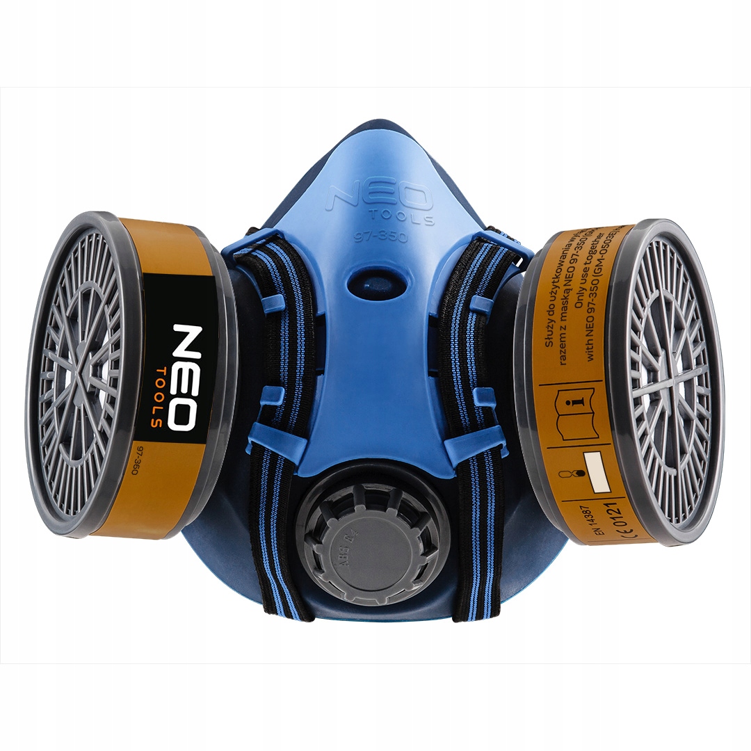 Półmaska silikonowa 2x Pochłaniacz A1 R Neo 97-352