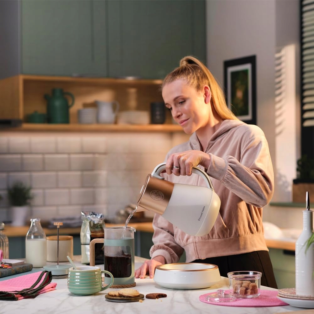 RUSSELL HOBBS Szklany Czajnik 1.7L LED Wyświetlacz 2400W — miniatura 7