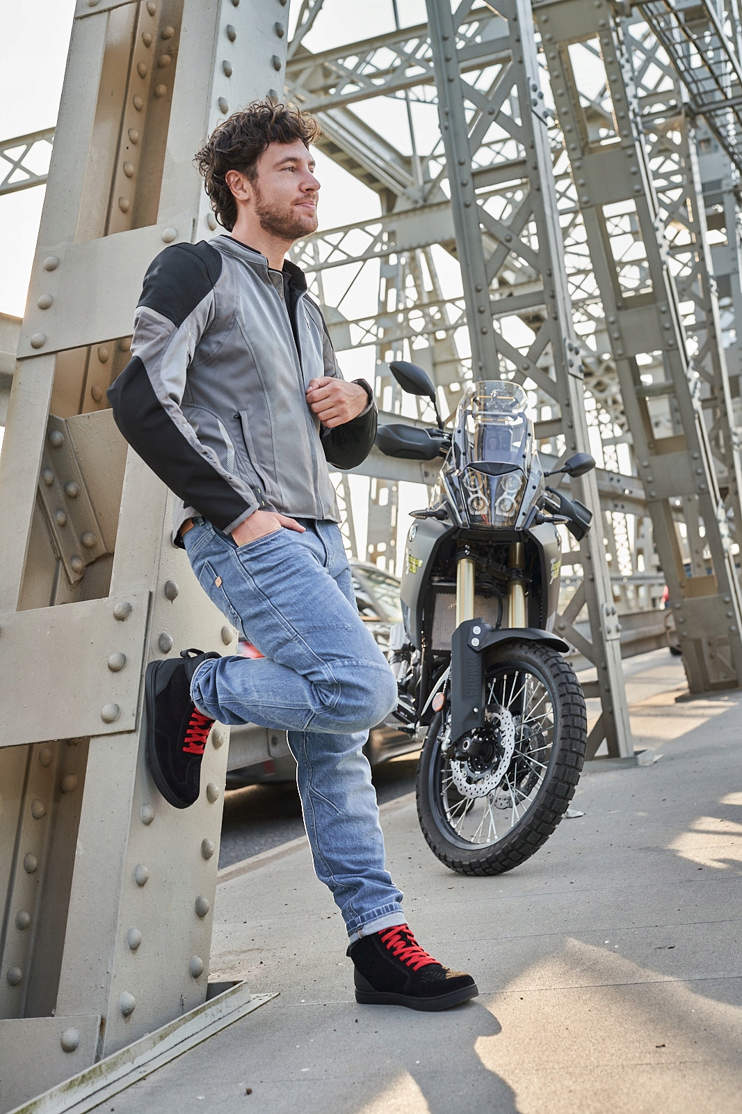 Jeansy motocyklowe SHIMA DEVON blue + GRATISY Rodzaj Męskie