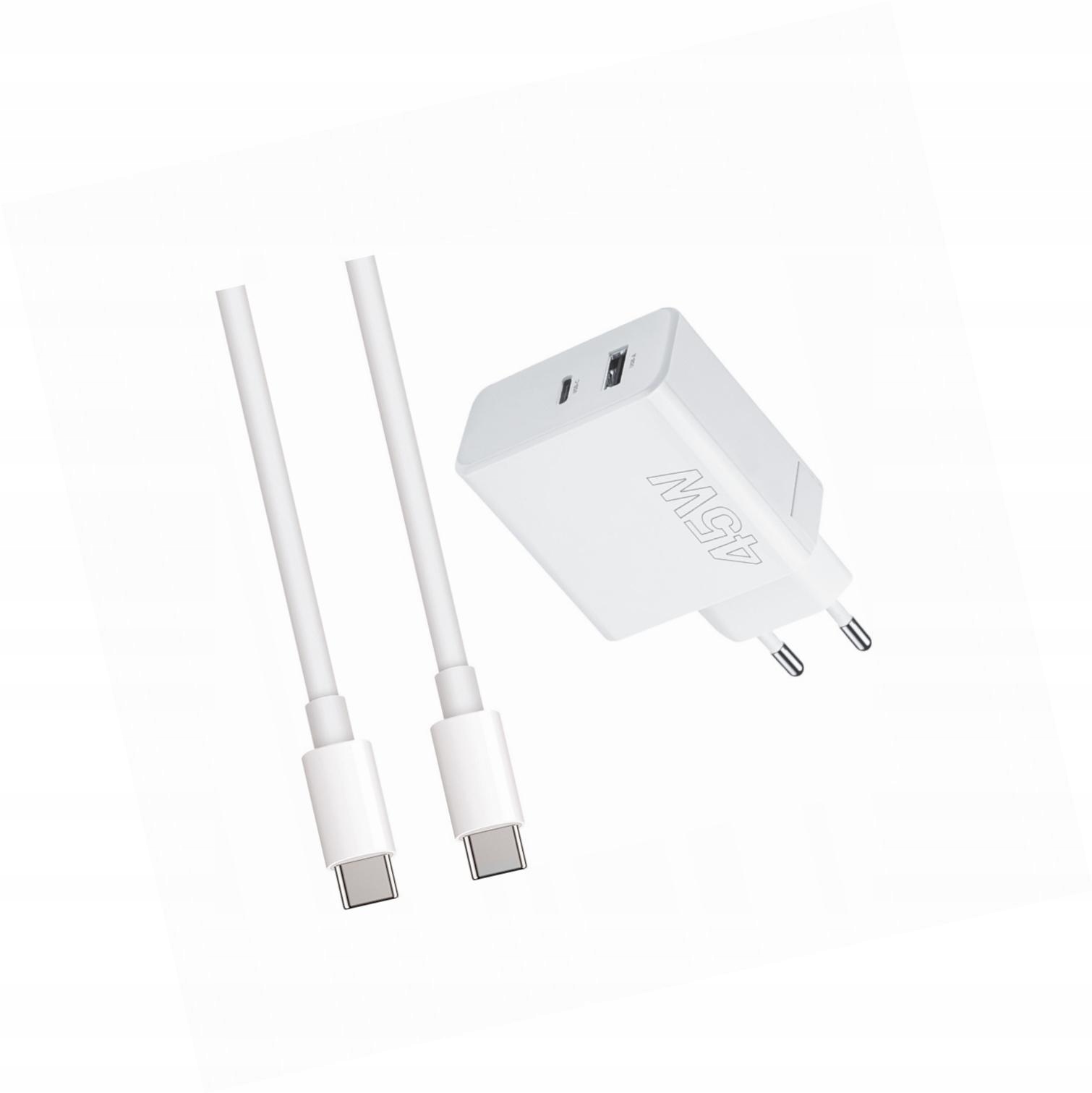 Szybka ładowarka 45W z długim kablem 2m 2 wejścia do Xiaomi 13 Lite