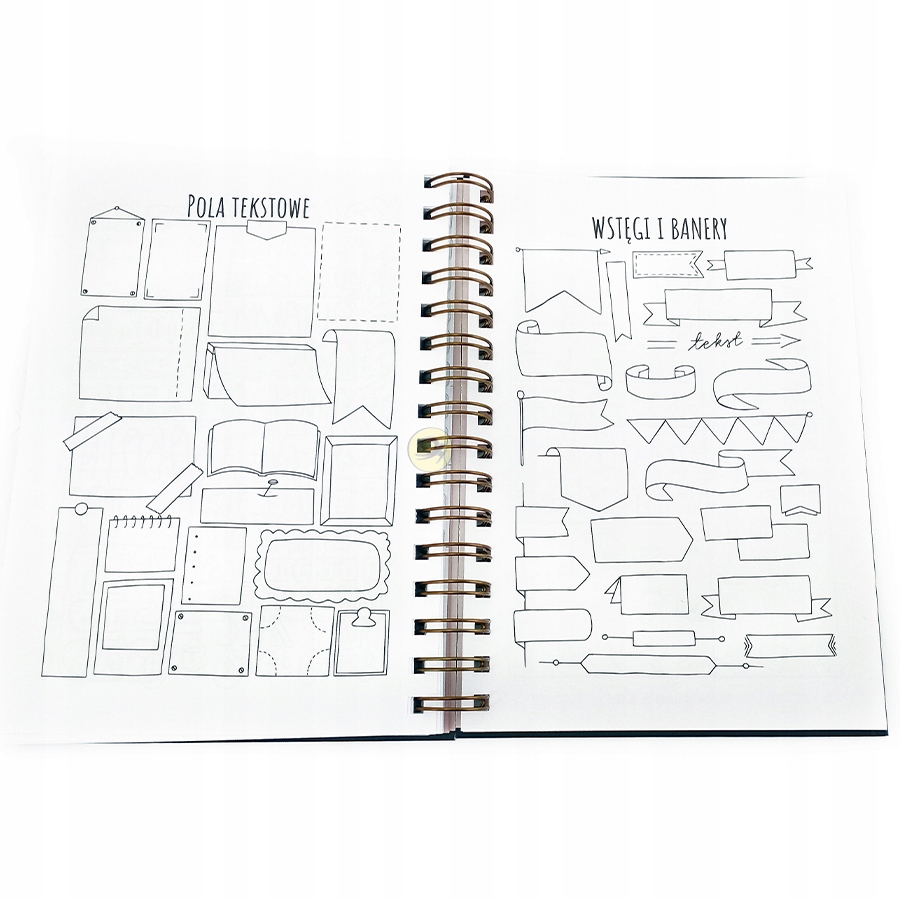 ORGANIZER BULLET JOURNAL A5 NA SPRALI Rozmiar A5