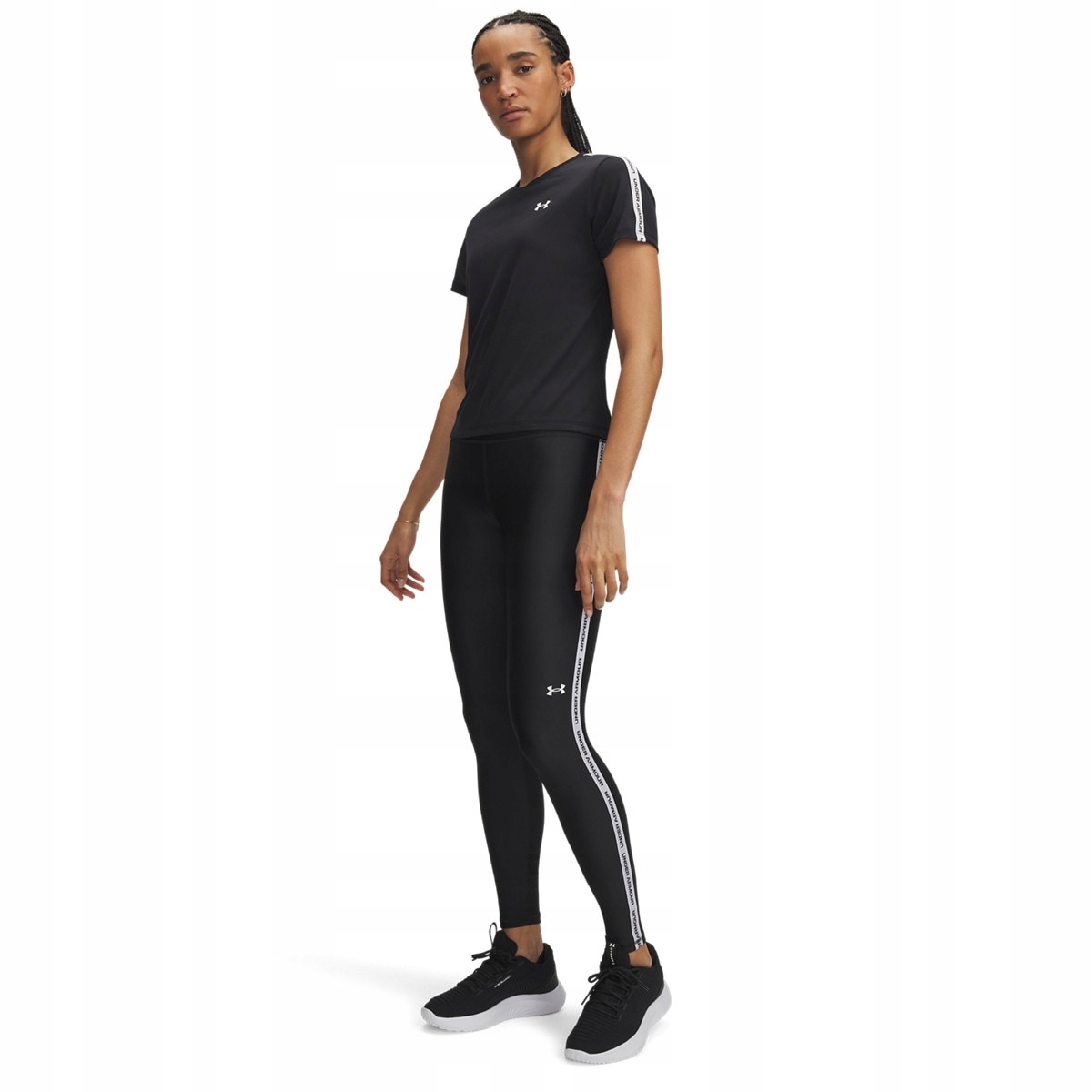 Damskie legginsy treningowe sportowe Under Armour czarne M