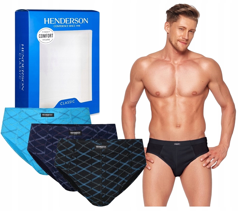 HENDERSON SLIPY MAJTKI MĘSKIE 1446-K564 BAWEŁNA M