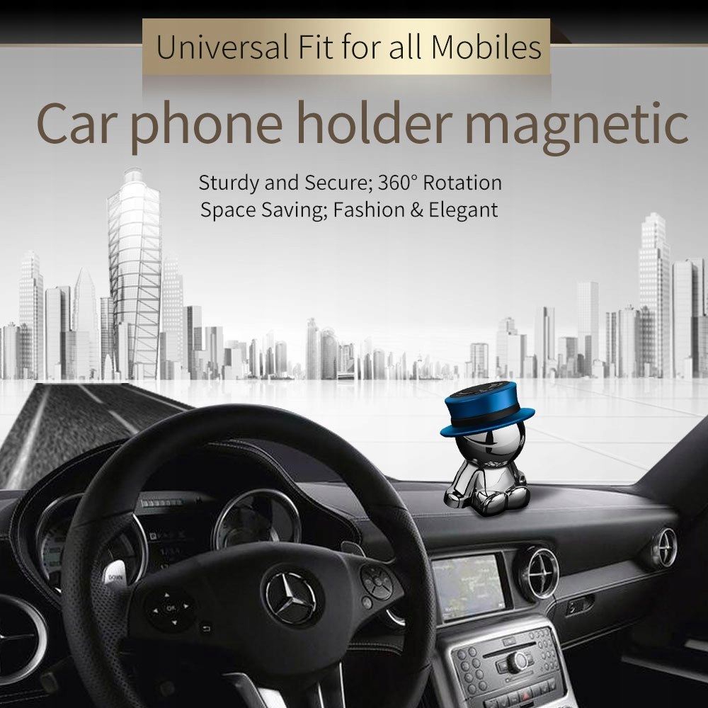 AOKWAY Magnetyczny Uchwyt Na Telefon Do Auta i Biurka Kompatybilny z iPhone — miniatura 3
