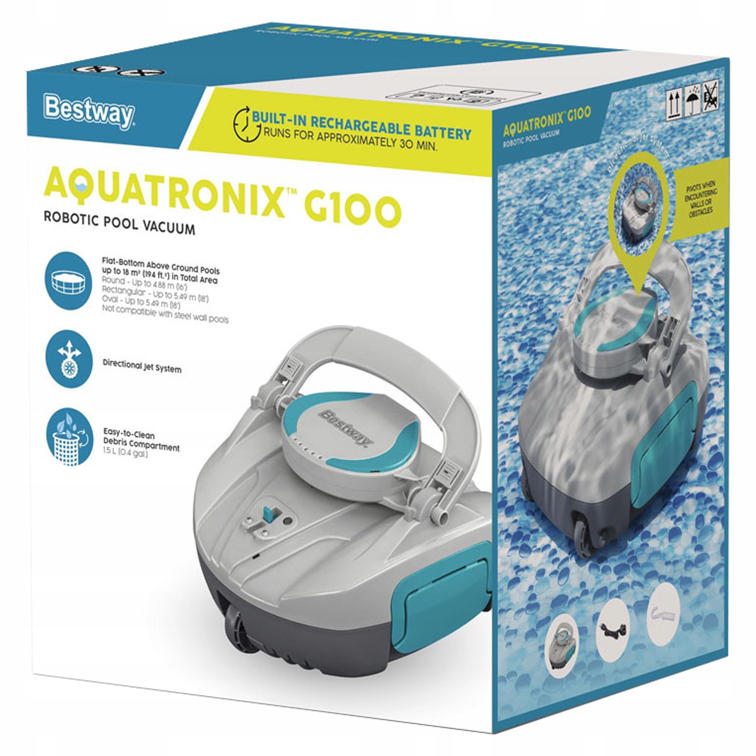 Bezdrôtový Automatický Bazénový Vysávač AquaTronix Bestway 58864