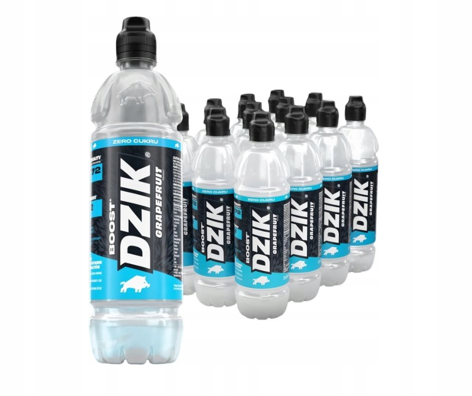 Levně Divoký nápoj Vitamin Boost nula Grapefruit 750 ml 12 Ks