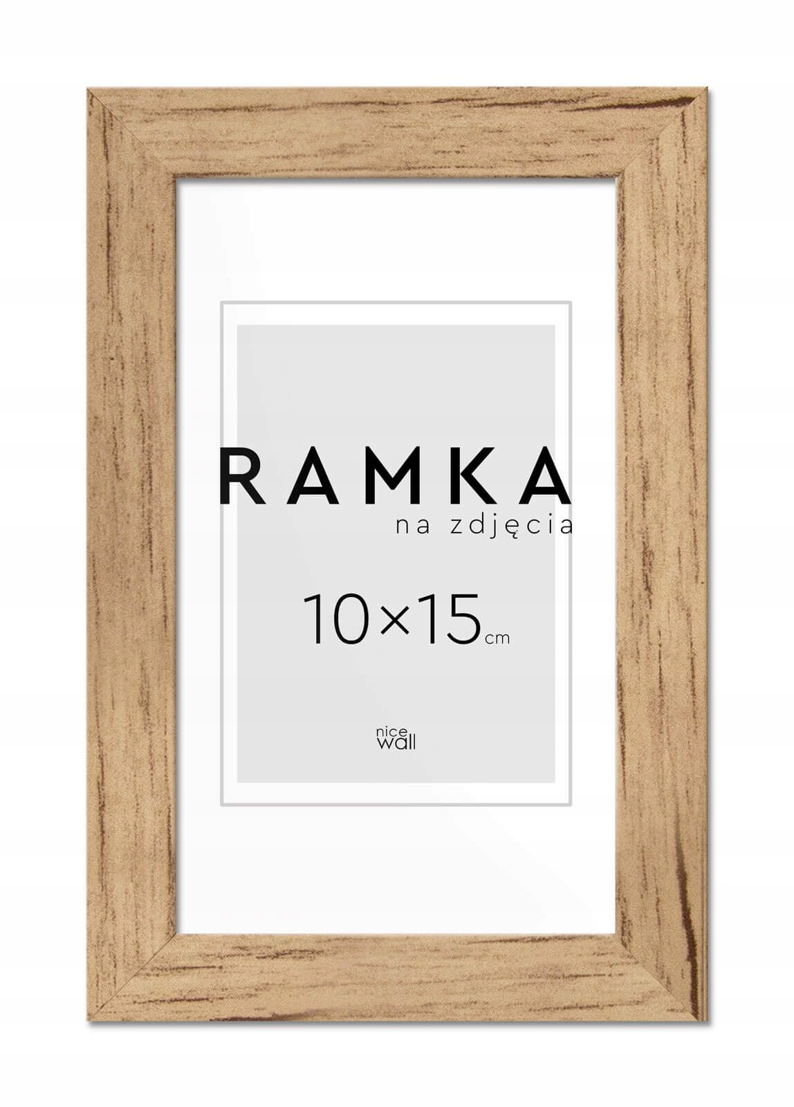 

Brązowa Ramka na zdjęcia 10x15 cm Rama 15x10 cm