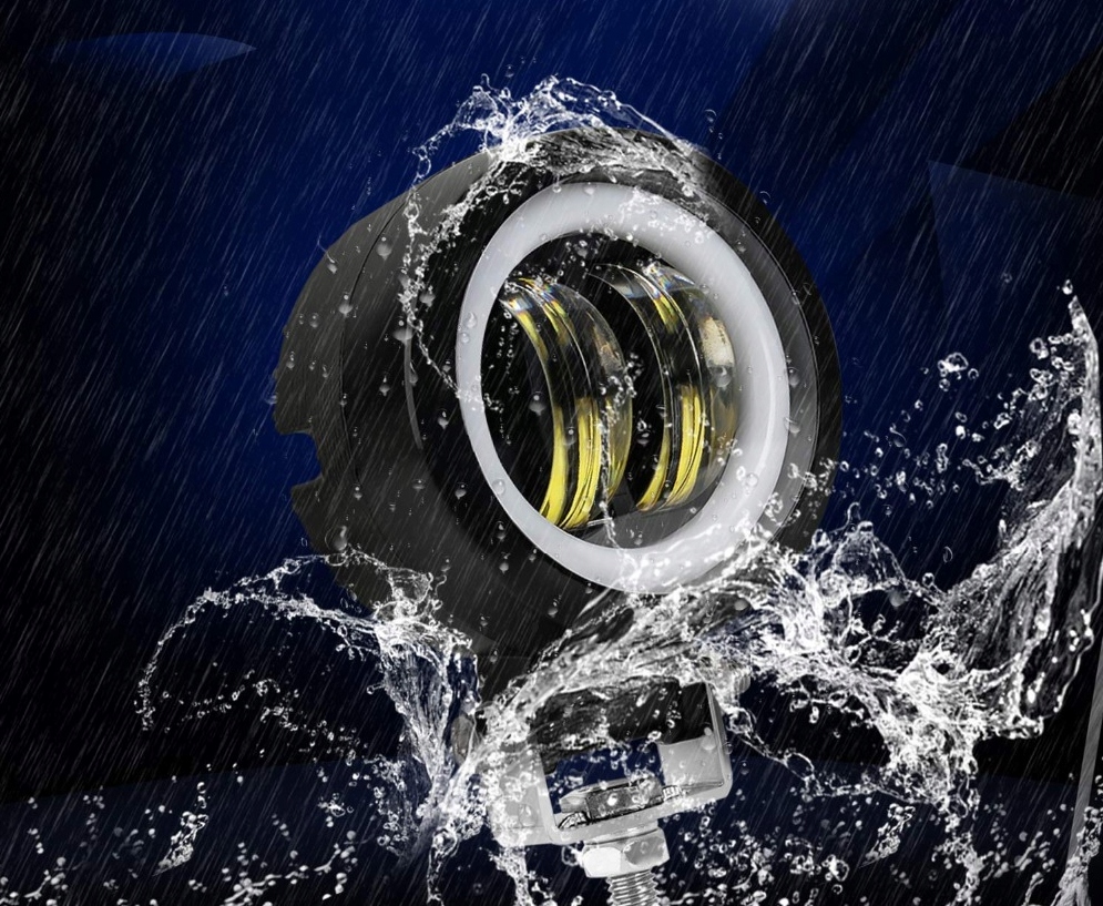 LAMPA ROBOCZA HALOGEN SZPERACZ LED RING 12 24V x2 Part number A09