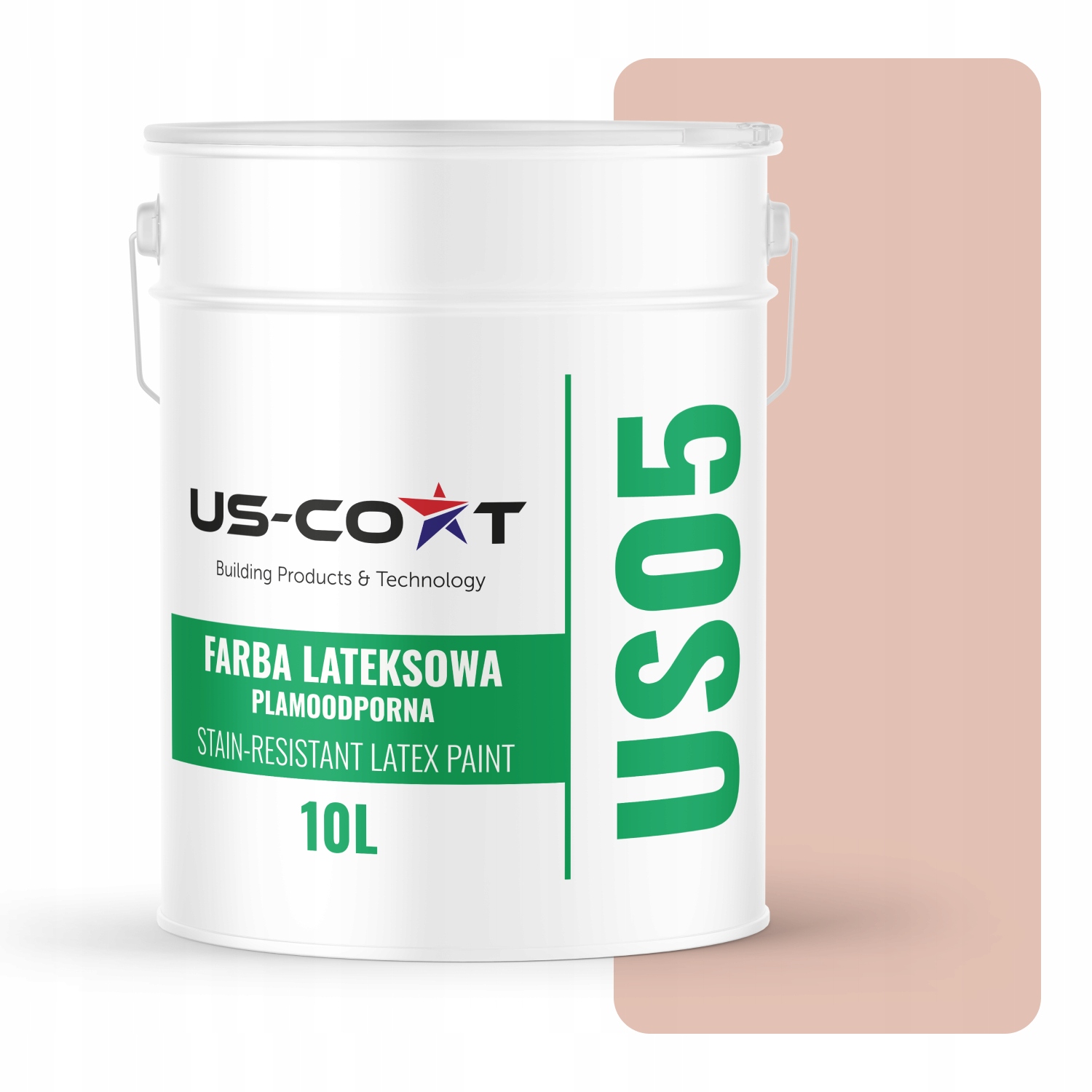 Latexová Farba Odolná Voči Škvrnám Farba Benátska Ružová H4856 10L Mat Na Stropné Steny