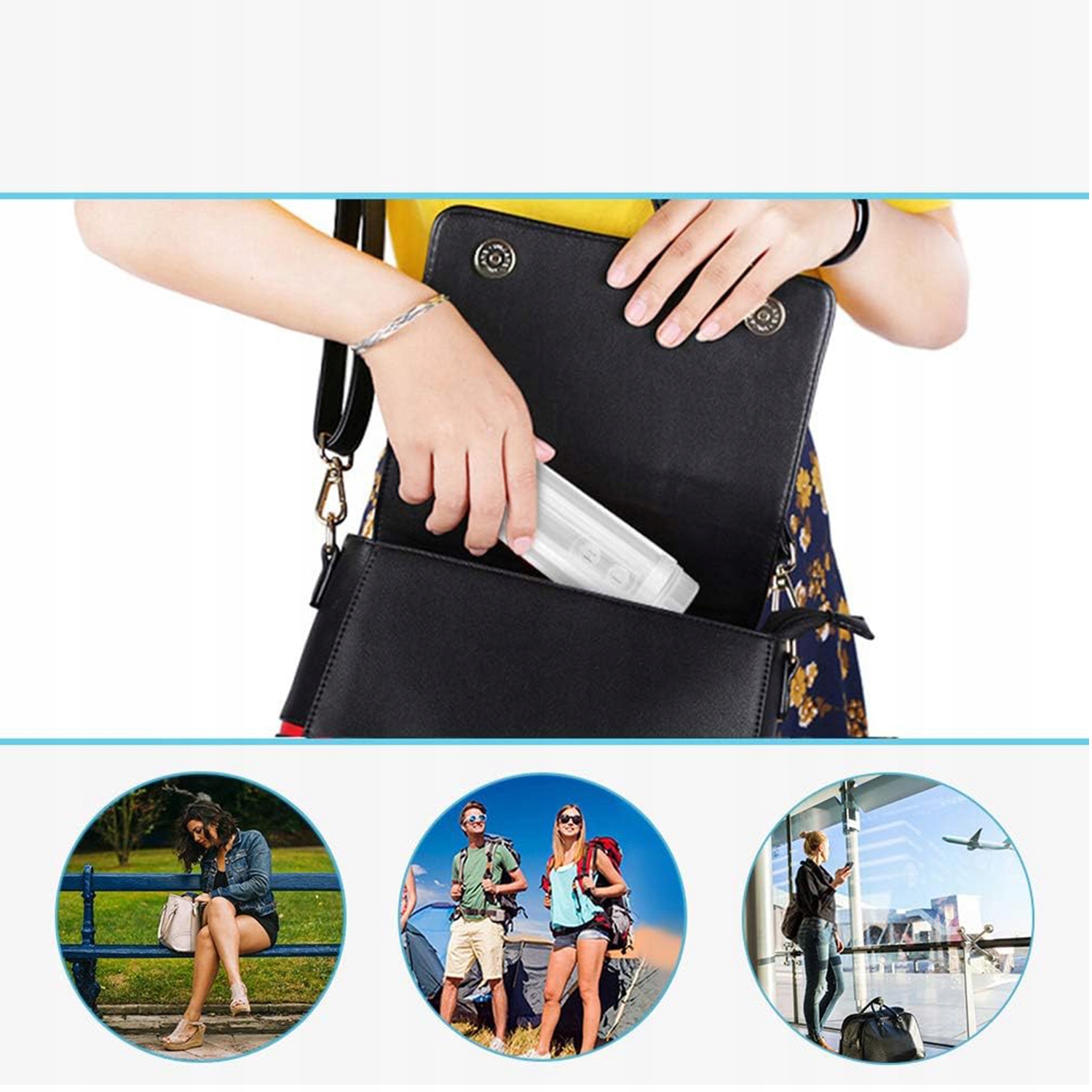 PRZENOŚNA ELEKTRYCZNA POPORODOWA BUTELKA BIDET DO PODMYWANIA 2 TRYBY Linia prywatny prysznic