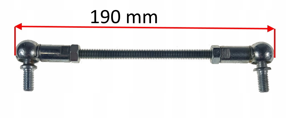 KOŃCÓWKA DRĄŻKA KIEROWNICZEGO KOSIARKI TEXAS HECHT Typ drążek