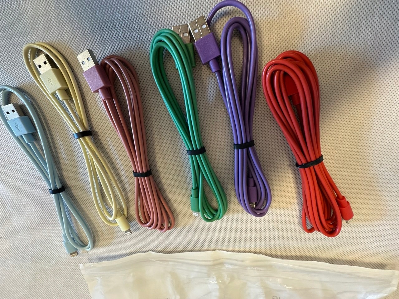 Kabel do ładowania iPhone'a – 6 sztuk