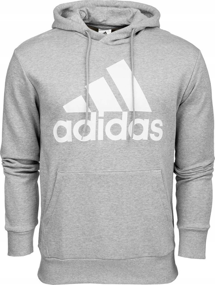 Pánská Mikina Adidas Essentials French Terry Big Logo Hoodie Šedá, velikost XL