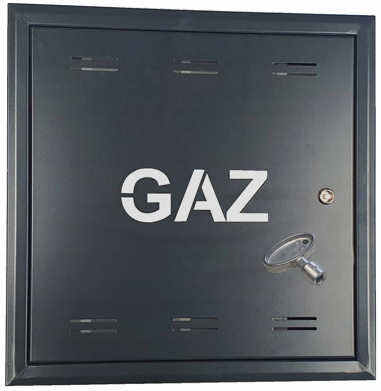 Polské Na Plynové Dveře 40x40x5 Antracit Zamyknutá, Leštěná