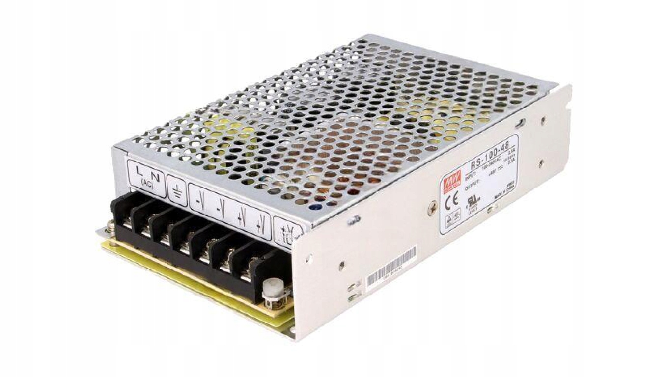 Modulární spínaný napájecí zdroj 100W 48VDC 2,3A RS-100-48