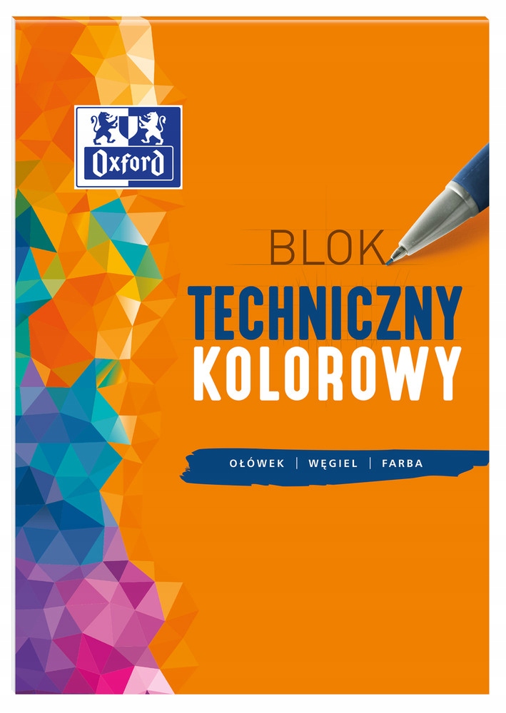 

Blok techniczny kolor A4/10 Oxford 225g