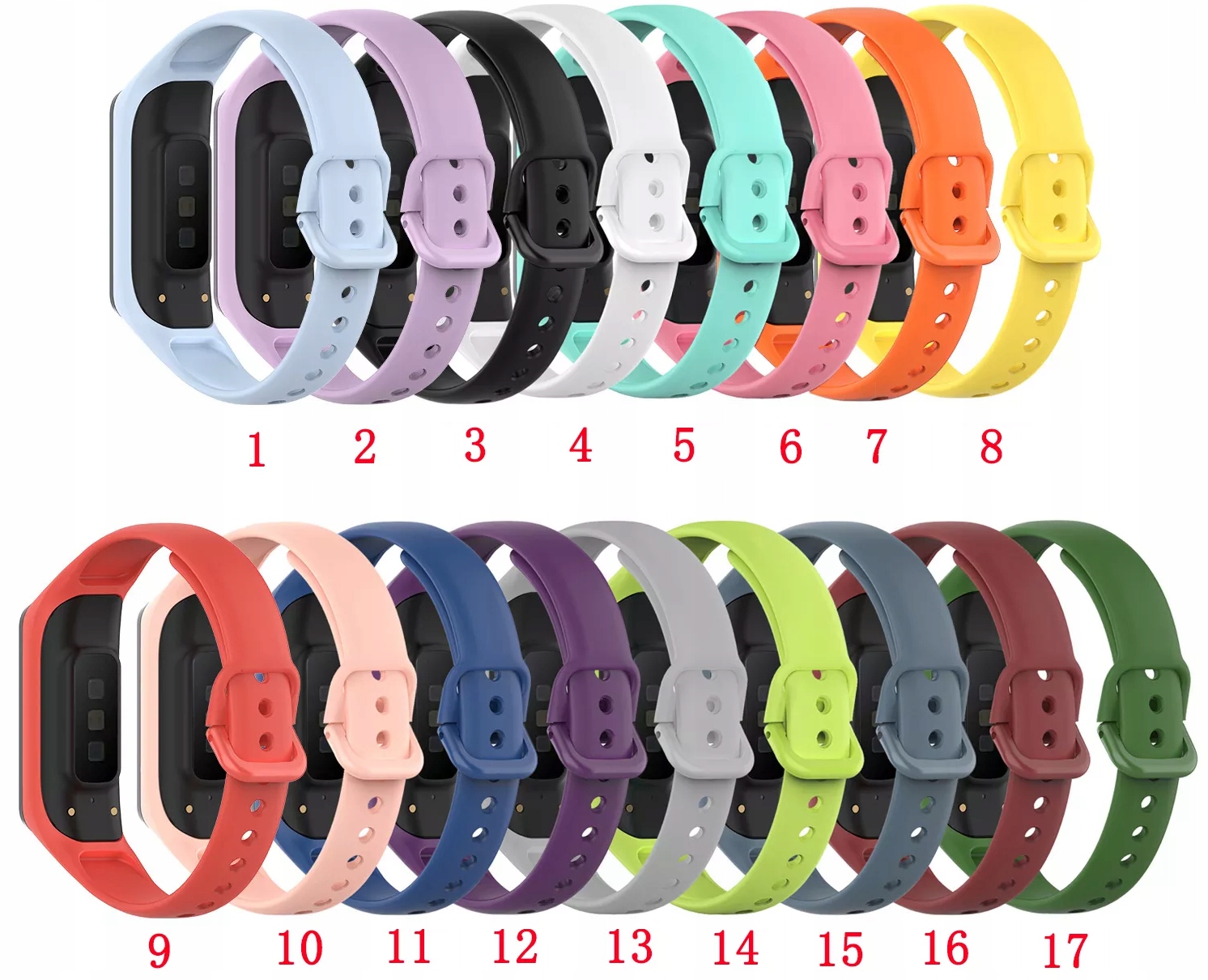 OPASKA PASEK DO SAMSUNG GALAXY FIT 2 SM-R220 | DUŻO KOLORÓW EAN (GTIN) 5904999202610
