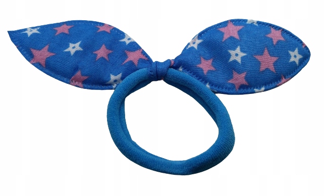 

kolorowe uszka dla psa 10,5 cm gumki frote