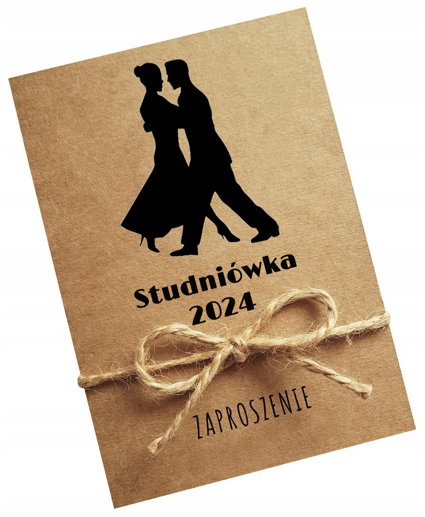 EKO zaproszenie na SYLWESTRA półmetek STUDNIÓWKA