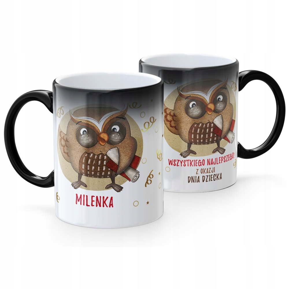 

Kubek Dzień Dziecka sowa Imię Magiczny