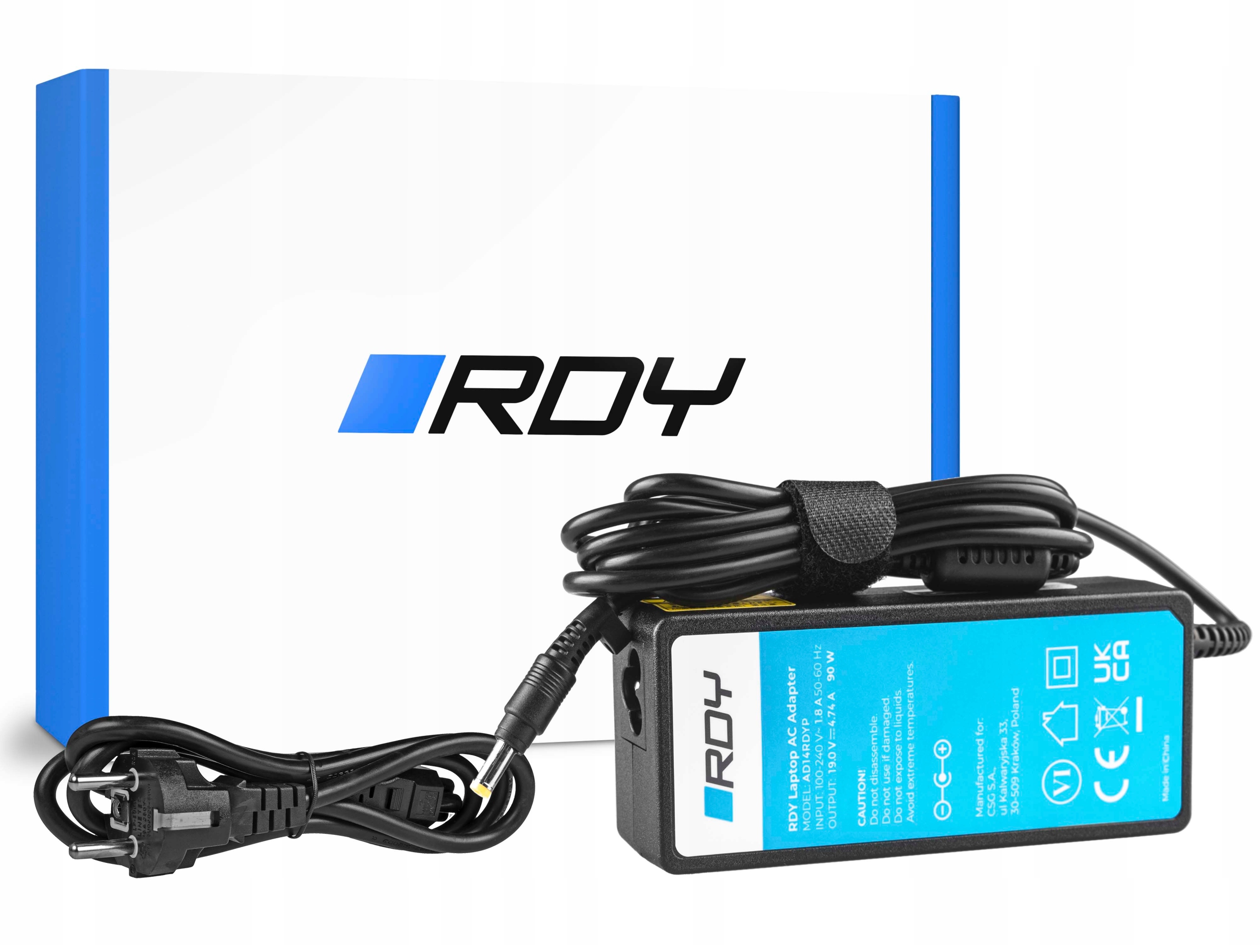 

Ładowarka Zasilacz 90W 19V 4.74A do laptopa Hp