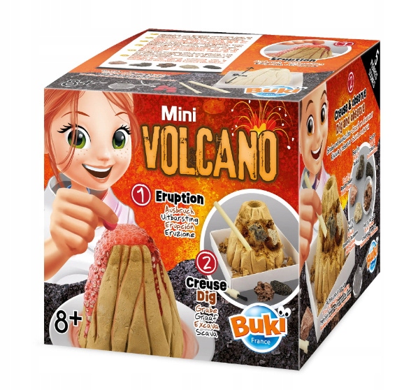 

Buki Mini wulkan erupcja i odkopywanie 2225