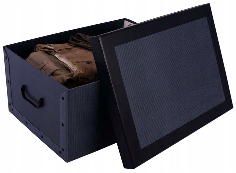 Pudełko kartonowe organizer pojemnik MAXI KLASYCZNE GRANATOWE