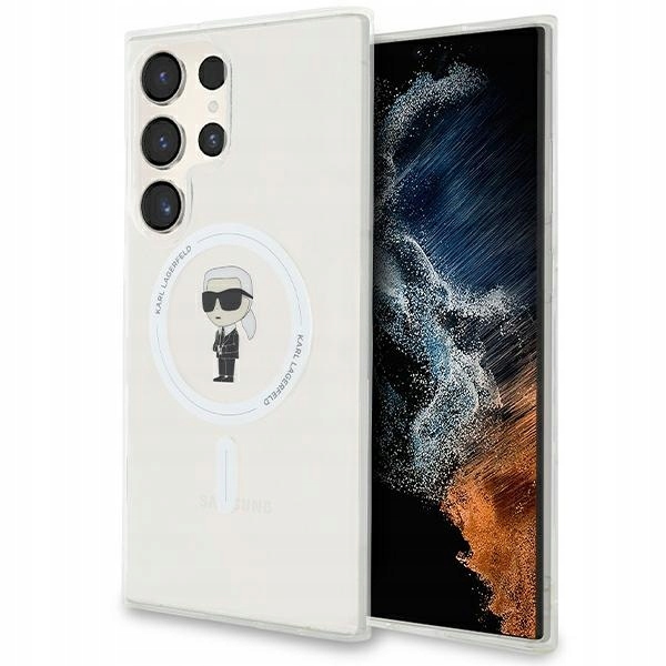 Pouzdro Karl Lagerfeld IML Ikonik MagSafe pro Samsung Galaxy S24 Ultra