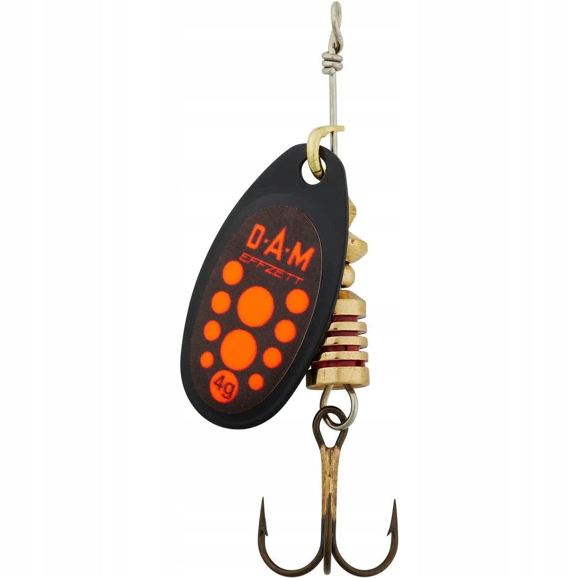 Błystka Obrotowa Dam Standard Spinner 2 4g Sinking Black Red