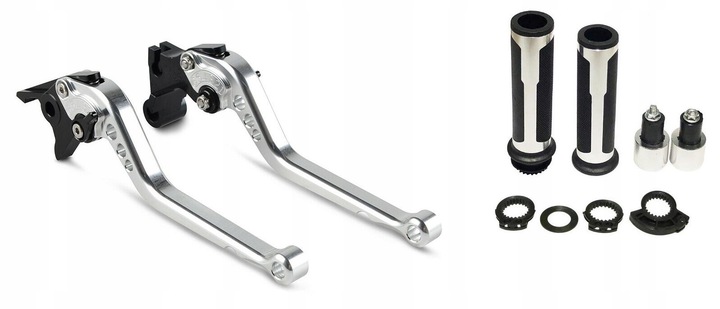 DLUGIE KLAMKI SPORTOWE CNC MANETKI POMARANCZ Color gray