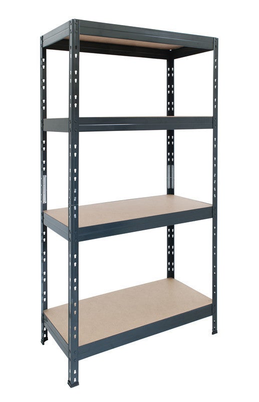 

Regał magazynowy Rivet wym. 180x90x45 cm, 4 półki