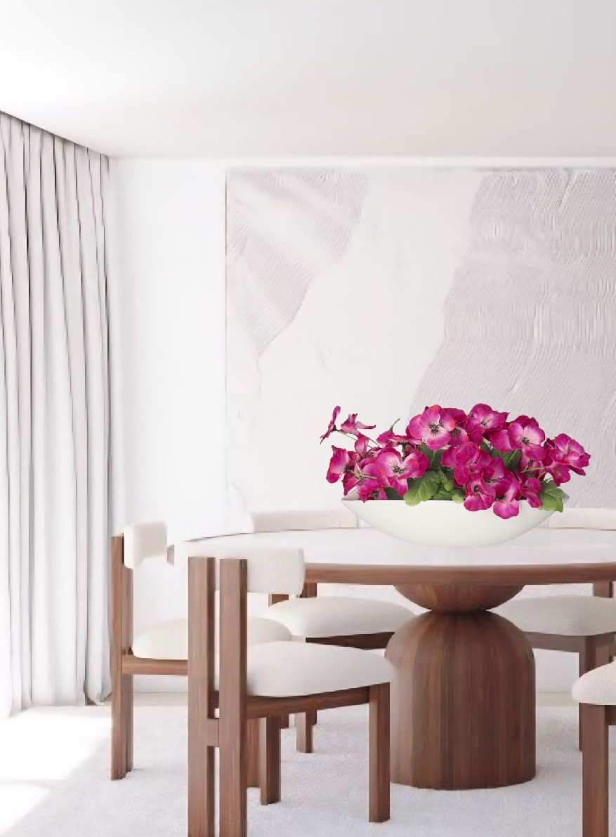 VIRÁGTARTÓ FEDÉL KERÁMIA FEHÉR CSÓNAK NAGY DEKORÁCIÓ Márka Top Gift